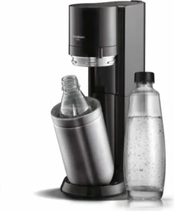 SodaStream DuoTitan Trinkwassersprudler, Inkl. 1x 1 Liter Glasflasche, 1x 1 Liter PET, 1 X Quick Connect Zylinder -Haushaltswaren Store e73df4f97b1b4e1f69c877c24ee5df81