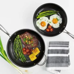 Livington Dura Pan - Pfannenset Mit Universaldeckel - 28cm + 24cm Pfanne - 3-lagige Antihaftbeschichtung - Pflegeleichtes Edelstahlgehäuse - Für Alle Herdplatten Geeignet 13 Livington Dura Pan - Pfannenset Mit Universaldeckel - 28cm + 24cm Pfanne - 3-lagige Antihaftbeschichtung - Pflegeleichtes Edelstahlgehäuse - Für Alle Herdplatten Geeignet -Haushaltswaren Store e755386738ee1492919ee92d9db07576