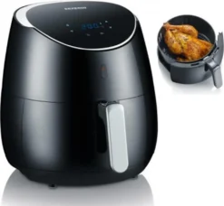 SEVERIN Heißluft-Fritteuse FR 2445 Edelstahl / Schwarz 27 SEVERIN Heißluft-Fritteuse FR 2445 Edelstahl / Schwarz -Haushaltswaren Store e7636b698666e8c0bb9cdf90bc7ef33e