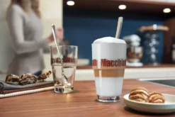 Leonardo Latte Macchiatto Becher 'Solo LM' Mit Löffel, 400ml, Ø 8,5 X 14,7cm (4er Set) -Haushaltswaren Store e7b0074df9e90ae6adb4a5aba95ce0d8