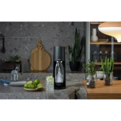 SodaStream TERRA Vorteilspack, Schwarz Mit 3 Flaschen -Haushaltswaren Store e845a7b66e00ca96d630759e9af059e6