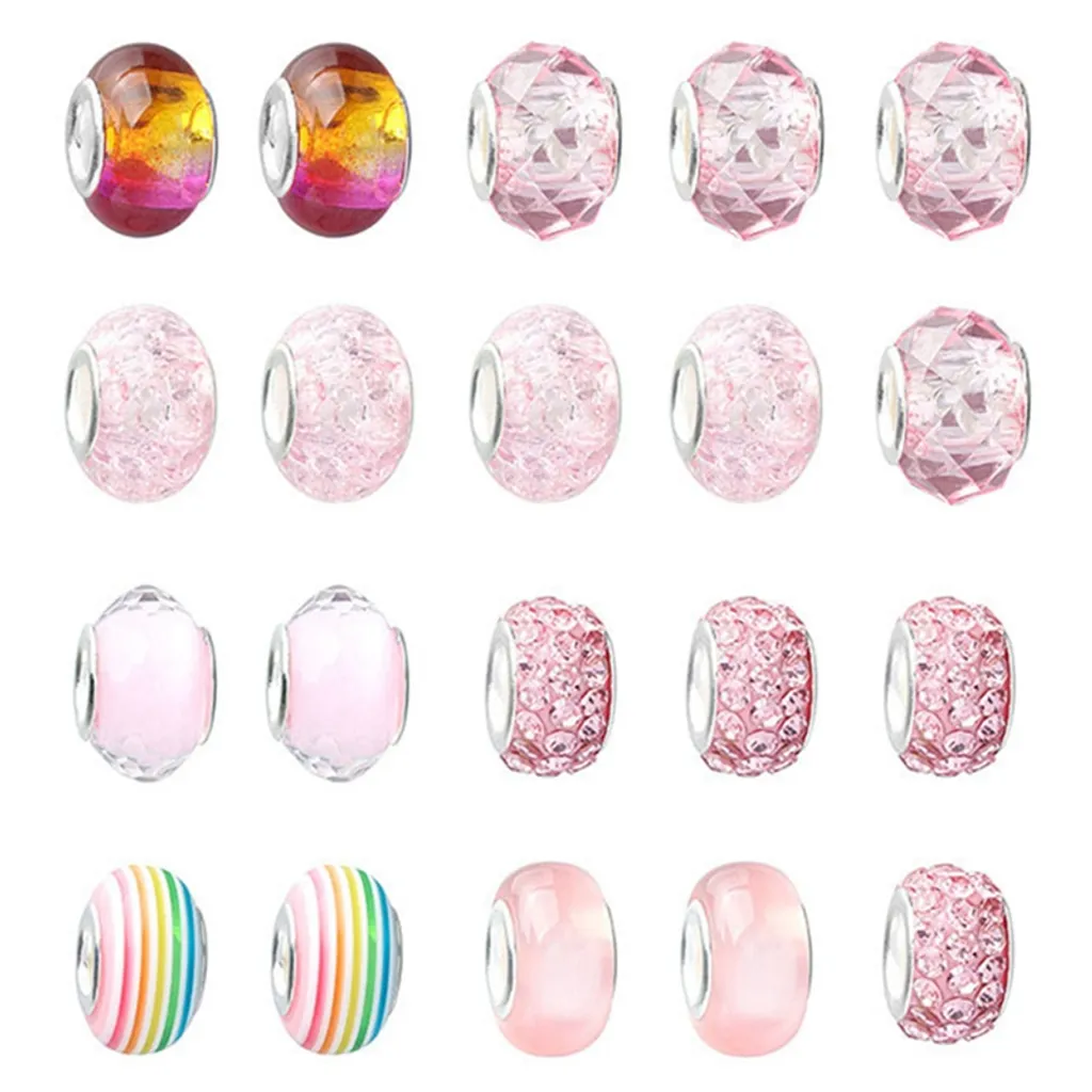 Armband Halsketten Schmuck Diy Making Kit Zubehör Handgefertigt Für Mädchen Frauen Geschenkbox Set Rosa 4 Armband Halsketten Schmuck Diy Making Kit Zubehör Handgefertigt Für Mädchen Frauen Geschenkbox Set Rosa – Bild 2