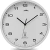 Monzana Wanduhr Funk Automatische Zeitumstellung Geräuscharm Quarzuhrwerk Analog 31 Cm Indoor Funkuhr Uhr Modern Weiß -Haushaltswaren Store e8fae385bacc2c55108193ce812932d7