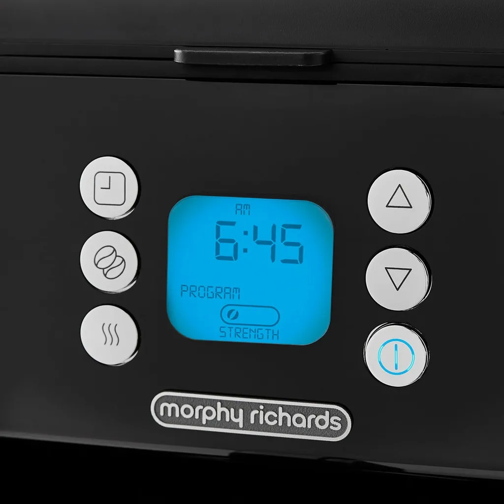 Morphy Richards Verve Pour Over Filter Coffee Machine, Kombi-Kaffeemaschine, 1,8 L, Gemahlener Kaffee, 900 W, Schwarz 7 Morphy Richards Verve Pour Over Filter Coffee Machine, Kombi-Kaffeemaschine, 1,8 L, Gemahlener Kaffee, 900 W, Schwarz – Bild 5