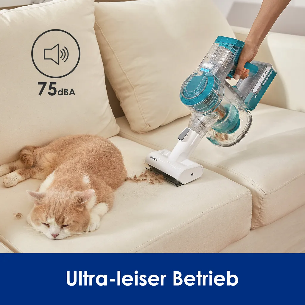 Tineco A11 Master 2 In 1 Akkustaubsauger Mit Zwei Akkus, Schnurloser Handstaubsauger Mit 22KPa Starker Saugleistung 8 Tineco A11 Master 2 In 1 Akkustaubsauger Mit Zwei Akkus, Schnurloser Handstaubsauger Mit 22KPa Starker Saugleistung – Bild 6