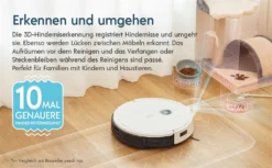 Yeedi Vac 2 Pro Staubsauger Saugroboter Wischfunktion 3000Pa 5200mAh 240min Kehrroboter -Haushaltswaren Store ea3fc490f7bb38044eb1c6a93c9f8cc8