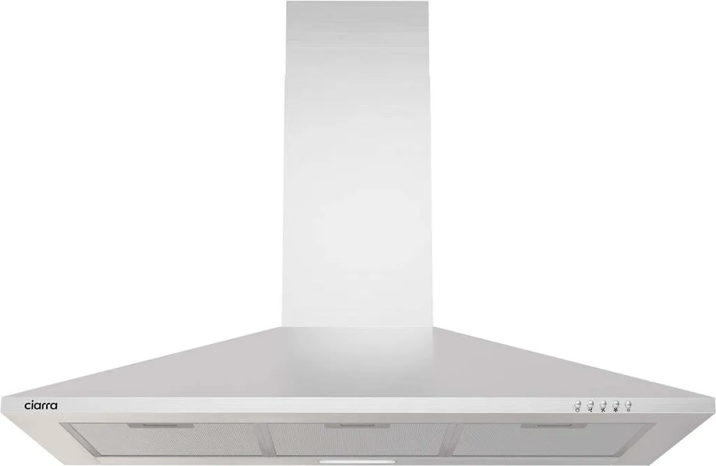 CIARRA 90cm Wandmontage Dunstabzugshaube Edelstahl Glas 370m³/h CBCS9201-OW 3 CIARRA 90cm Wandmontage Dunstabzugshaube Edelstahl Glas 370m³/h CBCS9201-OW
