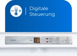 Exquisit Gefrierschrank GS80-HE-040E Weiss | Standgerät | 91 L Volumen | Weiß -Haushaltswaren Store eb5850f2becab6ec76daf02e0356d8ad