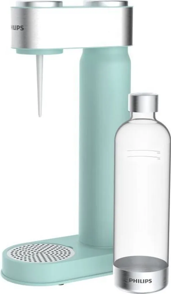 PHILIPS AQUA Soda Maker Wassersprudler + 425 G CO²-Zylinder + 1 PET-Flasche 1 Liter, Mintgrün 4 PHILIPS AQUA Soda Maker Wassersprudler + 425 G CO²-Zylinder + 1 PET-Flasche 1 Liter, Mintgrün – Bild 2