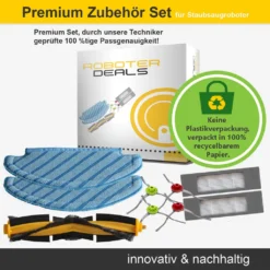 Zubehör Set Für Ecovacs Deebot OZMO T8 U. T8+ (2x Pad, 2x Filter, 4x Seitenbürsten, 1x Hauptbürste) -Haushaltswaren Store ebfb6dda917ae25038154407837f3f09