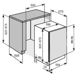 PKM Einbau Geschirrspüler Spülmaschine Spüler DW12-6FI Vollintegrierbar E -Haushaltswaren Store ec8556946c253c260002dad7254f0a4d