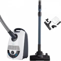 HooGo B3+ Bodenstaubsauger 3 Liter Mit Beutel Inkl. Parkett-, Polster- Und Fugendüse, Möbelbürste, 11m Aktionsradius, HEPA14 Filter, Allergikertauglich 26 HooGo B3+ Bodenstaubsauger 3 Liter Mit Beutel Inkl. Parkett-, Polster- Und Fugendüse, Möbelbürste, 11m Aktionsradius, HEPA14 Filter, Allergikertauglich -Haushaltswaren Store eeee63edff14f9f2e734afcf5af6c0d5