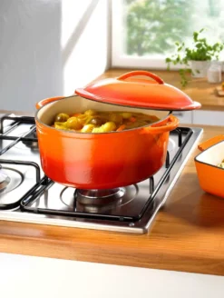 Gusseisen Kochtopf Orange Shadow 24cm -Haushaltswaren Store ef3ba160e5ec15bd6a72b57c6cf4f410