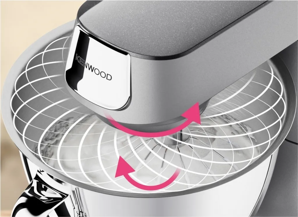 Kenwood KVC85.314.SI Titanium Chef Baker Küchenmaschine Knethaken Spritzschutz 18 Kenwood KVC85.314.SI Titanium Chef Baker Küchenmaschine Knethaken Spritzschutz – Bild 16