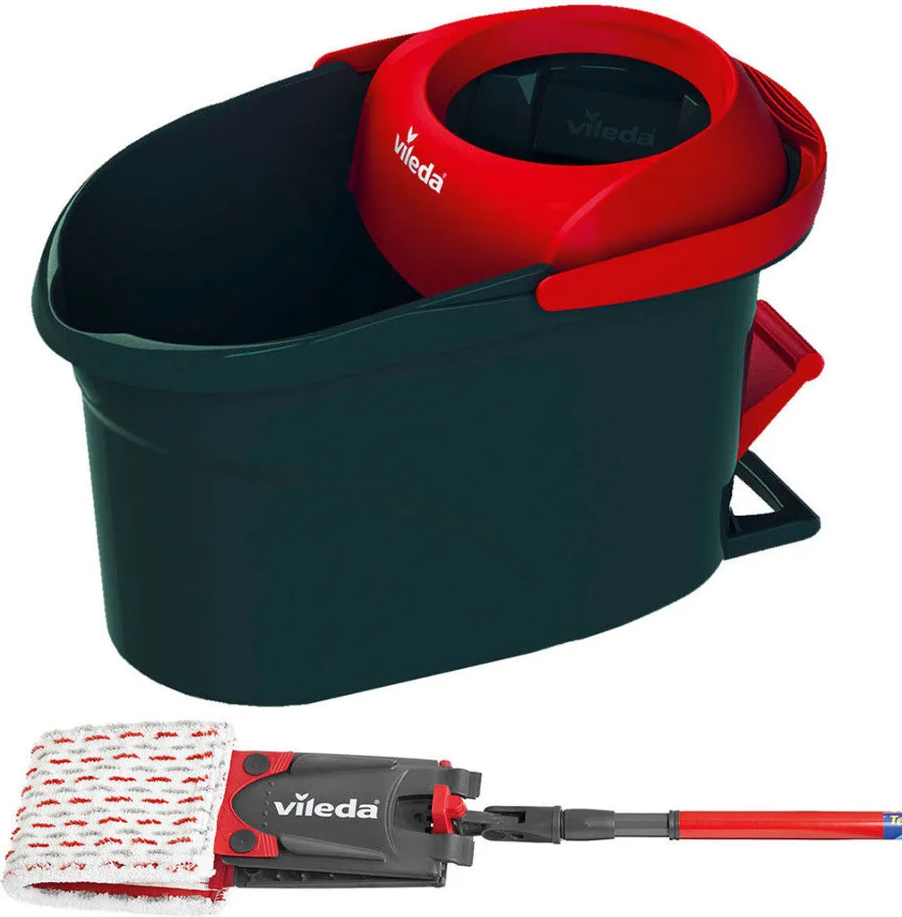 Vileda UltraMax Turbo Komplett-Set Mit Teleskopstiel Wischmop Eimer Bodenwischer 4 Vileda UltraMax Turbo Komplett-Set Mit Teleskopstiel Wischmop Eimer Bodenwischer – Bild 2