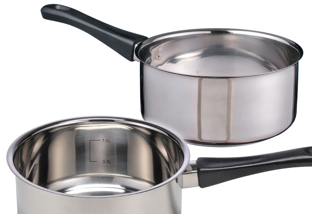 EDELSTAHL Stielkasserolle Kasserolle 'Sylt' Kochtopf Topf Stieltopf Kochen 3 EDELSTAHL Stielkasserolle Kasserolle 'Sylt' Kochtopf Topf Stieltopf Kochen