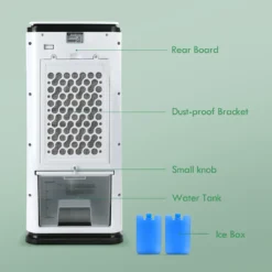 Aigostar Air Cooler, 3-in-1 Mobiles Klimagerät Ohne Abluftschlauch Mit Wasserkühlung, Luftkühler Mit Verdunstungskühlung, Ventilator, Luftbefeuchter, 7L Wassertank, Fernbedienung, 12Std Timer, 75W 17 Aigostar Air Cooler, 3-in-1 Mobiles Klimagerät Ohne Abluftschlauch Mit Wasserkühlung, Luftkühler Mit Verdunstungskühlung, Ventilator, Luftbefeuchter, 7L Wassertank, Fernbedienung, 12Std Timer, 75W -Haushaltswaren Store f0e2582b8cb3b55ac3c43311a0422b77