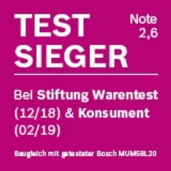 Bosch MUM58W20 CreationLine Küchenmaschine MUM58W20 Weiß/silber -Haushaltswaren Store f121df8f6d5795e2138a12309ac50853