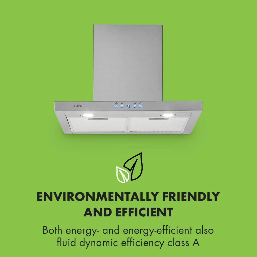 Klarstein Limelight Dunstabzugshaube 60 Cm , Wandhaube , Energieeffizienzklasse A++ , Abluftbetrieb , 600 M³/h , 3 Geschwindigkeitsstufen , Digitalanzeige , LED-Kochfeldbeleuchtung , Umrüstbar Auf Umluftbetrieb , Edelstahl Gebürstet 9 Klarstein Limelight Dunstabzugshaube 60 Cm , Wandhaube , Energieeffizienzklasse A++ , Abluftbetrieb , 600 M³/h , 3 Geschwindigkeitsstufen , Digitalanzeige , LED-Kochfeldbeleuchtung , Umrüstbar Auf Umluftbetrieb , Edelstahl Gebürstet – Bild 7