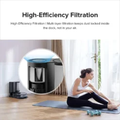 Roborock Auto-Empty Dock Für Roborock S7, S7 MaxV Staubsauger Roboter, Automatic Dust Collection, 3L Dust Bag, App-Control Schwarz -Haushaltswaren Store f194b9033869363c627b9811a6f08ad8