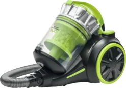 Bestron Beutelloser Multi-Zylkon-Staubsauger Mit Hartbodenbürste, Aktrionsradius: 9 M, Kapazität: 2 L, 700 Watt, Grün