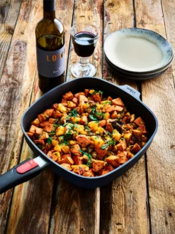 WOLL Induktionspfanne 22 X 22 Cm Quadratisch Mit Abnehmbarem Griff Diamond Lite, Antihaftbeschichtet 1622DPI -Haushaltswaren Store f2347bcb595241a7b7753e033ed43736