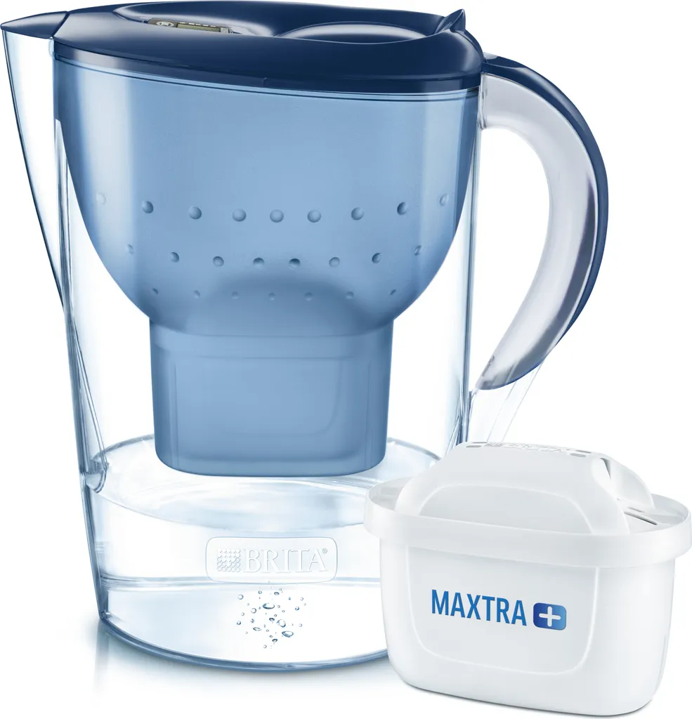 Brita Wasserfilter-Kanne Marella XL Blau 3 Brita Wasserfilter-Kanne Marella XL Blau