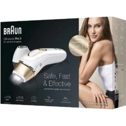 Braun Silk-Expert Pro 5 PL5137 IPL-Haarentfernungsgerät Mit Präzisionsaufsatz - Beine, Körper, Gesicht - Weiß/gold -Haushaltswaren Store f4edb0b2eb5eb79c5f5278c57203ba66