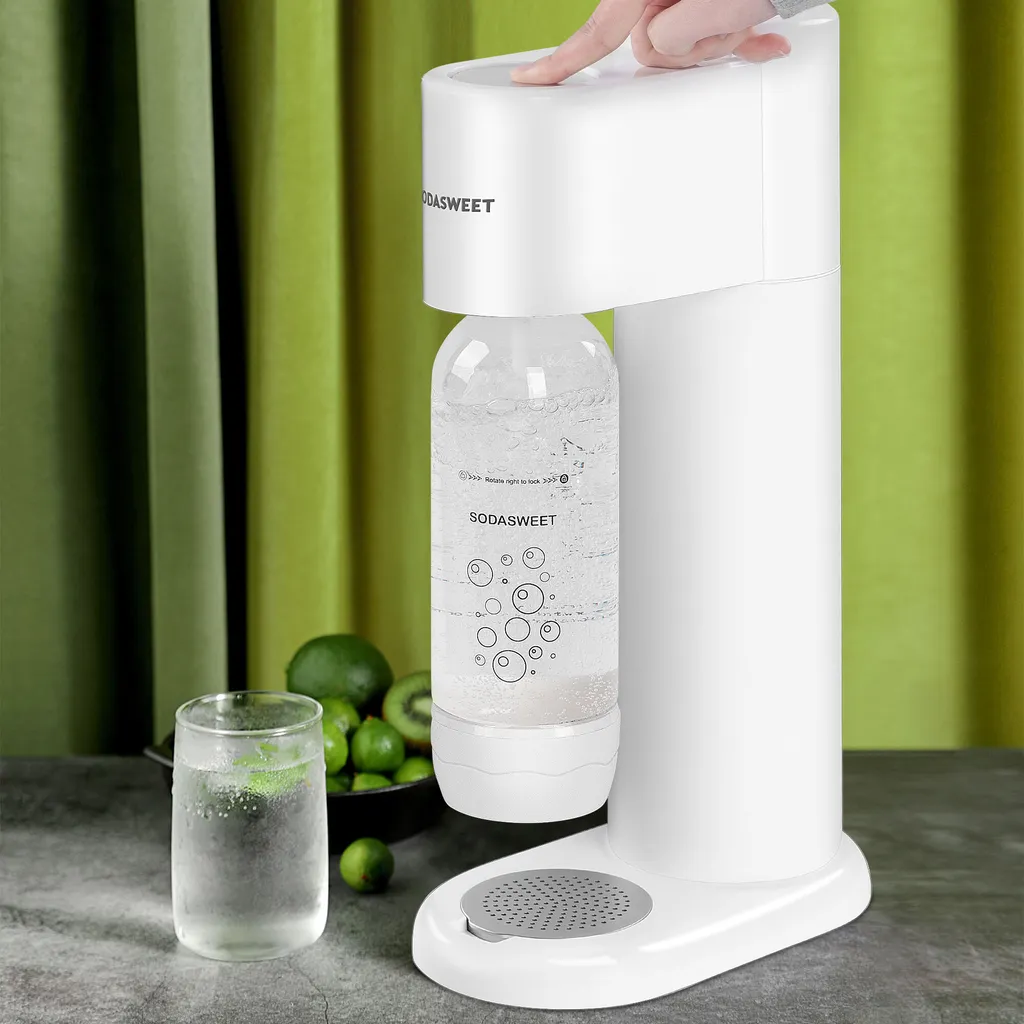 SODASWEET Wassersprudler-Set, Sodawasser Maschine Soda Maker Mit 1x CO2 Zylinder(425g Kohlensäure Für 60L Wasser), 1x 1L PET-Flasche, Ideal Für Zuhause, Bar, Restaurant Usw. 4 SODASWEET Wassersprudler-Set, Sodawasser Maschine Soda Maker Mit 1x CO2 Zylinder(425g Kohlensäure Für 60L Wasser), 1x 1L PET-Flasche, Ideal Für Zuhause, Bar, Restaurant Usw. – Bild 2