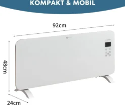 STAHLMANN Glaskonvektor Weiß ZG 2000Watt - Wifi App Steuerung, Elektroheizung Energiesparend Bis 40qm Fläche, Schnelle Erwärmung, Thermostat, Leise, Konvektor Heizung Elektrisch, Heizgerät 13 STAHLMANN Glaskonvektor Weiß ZG 2000Watt - Wifi App Steuerung, Elektroheizung Energiesparend Bis 40qm Fläche, Schnelle Erwärmung, Thermostat, Leise, Konvektor Heizung Elektrisch, Heizgerät -Haushaltswaren Store f6384fb530b6c7f588b523cef0b6b76b