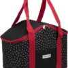 Anndora Kühltasche 20 L - Schwarz Weiß Gepunktet Isoliertasche Einkaufstasche - Snövit - Schwarz-Rot -Haushaltswaren Store f68c960bd3466d383074d8415bf0bce7