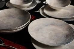 Hermia Concept, Erika,(24 Stücke), Abendessen , Mehrfarbig, 100% Porzellan -Haushaltswaren Store f74dc1040d6619a8e692b979be1955b8