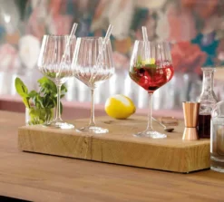 Nachtmann Gin&Tonic + 4 Glastrinkhalme 7574/8tlg. Tastes Good 103143 -Haushaltswaren Store f7838c04a1515c24f8ce96247a34dfcf