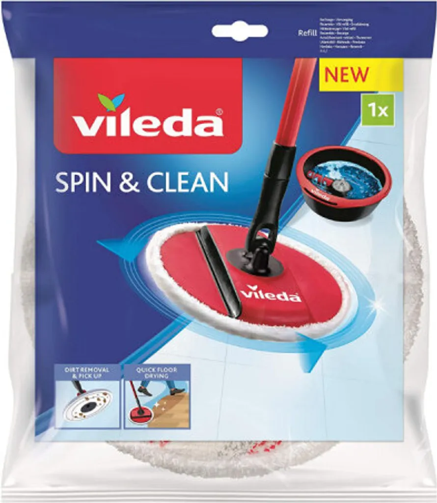 VILEDA Ersatzmop Spin And Clean 3 VILEDA Ersatzmop Spin And Clean