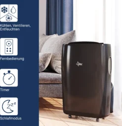 SUNTEC Mobiles Lokales Klimagerät Progress 9.000 R290 | Für Räume Bis 80m3 (34 M2) | Inkl. Abluftschlauch | Kühler Und Entfeuchter Mit ökologischem Kühlmittel R290 | 9.000 BTU/h, EEK A -Haushaltswaren Store f7b35b957a8b3863b3705d803ee30b3a