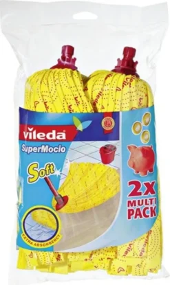 Vileda Super Mocio Soft Ersatz Doppelpackung