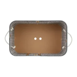 Relaxdays 2 X Wäschekorb Bambus Eckig Grau -Haushaltswaren Store f8d9c03a9486c9bfa81ed7cc66f79809