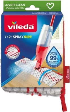 Vileda 1.2 Spray&Clean Sprühwischer-Ersatzbezug -Haushaltswaren Store f988a4647602bd379960df12698e5313