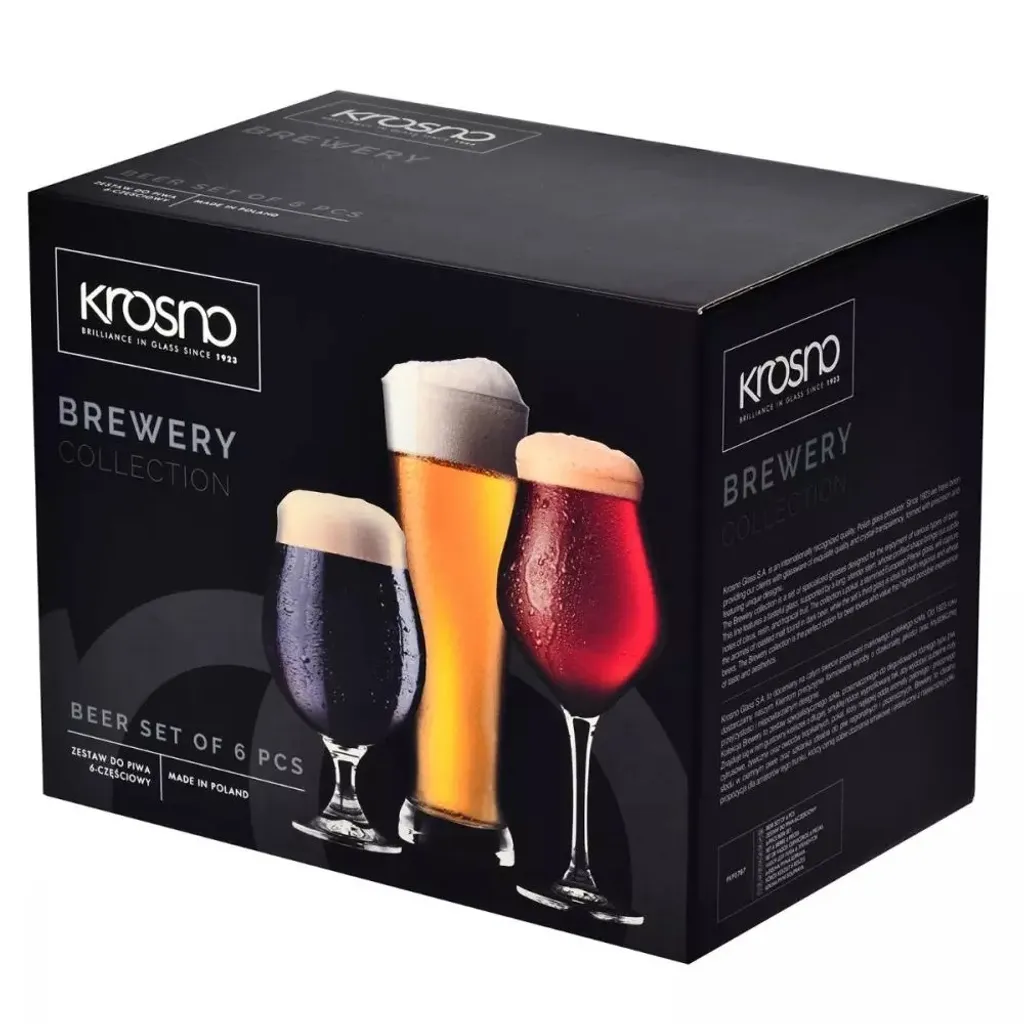 KROSNO Brewery Biergläser Bierkenner Set, 6er-Set, 420ml, 500 Ml 12 KROSNO Brewery Biergläser Bierkenner Set, 6er-Set, 420ml, 500 Ml – Bild 10