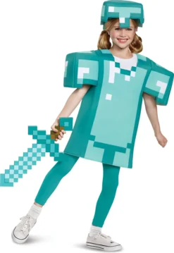 JAKKS PACIFIC Disguise DISKX65684 Minecraft Kunststoff-Replik Diamant-Schwert Zubehör, Sword, Einheitsgröße -Haushaltswaren Store f9c715679140e1152d5231f66c2e7e48