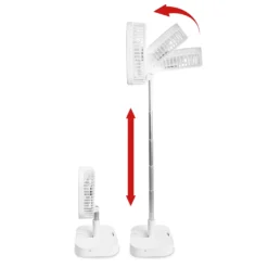 MAXXMEE Akku-Ventilator Klappbar - Für In- Und Outdoor - Weiß MAXXMEE Akku Ventilator Klappbar Outdoor Standventilator Windmaschine Luftkühler -Haushaltswaren Store f9dc3222a8964faec1a659bfd7838a73