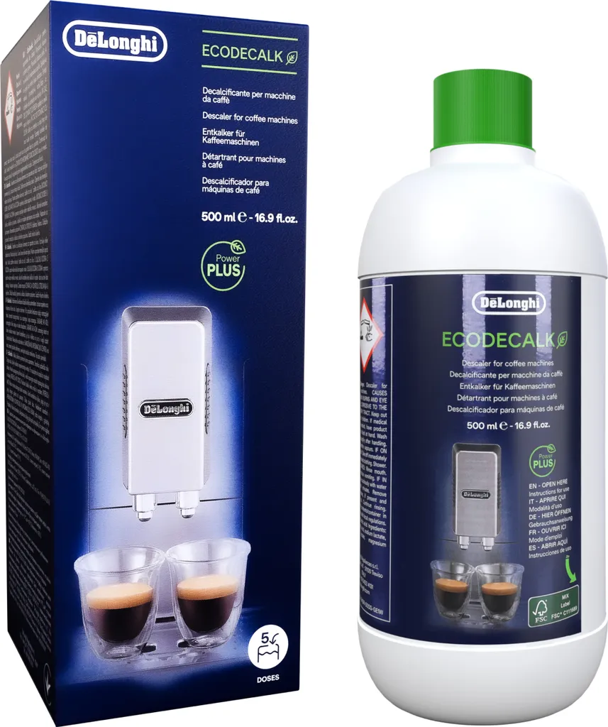 6x Wasserfilter + Delonghi 500ml EcoDecalk Entkalk Von Wesper Kompatible Mit DeLonghi ECAM 45.366.B 4 6x Wasserfilter + Delonghi 500ml EcoDecalk Entkalk Von Wesper Kompatible Mit DeLonghi ECAM 45.366.B – Bild 2