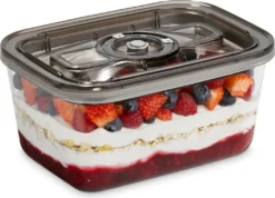 Caso Vakuum-Frischebehälter 3er Set - Für Platzsparende Aufbewahrung (1er Pack) 36 Caso Vakuum-Frischebehälter 3er Set - Für Platzsparende Aufbewahrung (1er Pack) -Haushaltswaren Store fa8260cead6c4413af74ca65a3a86bf4