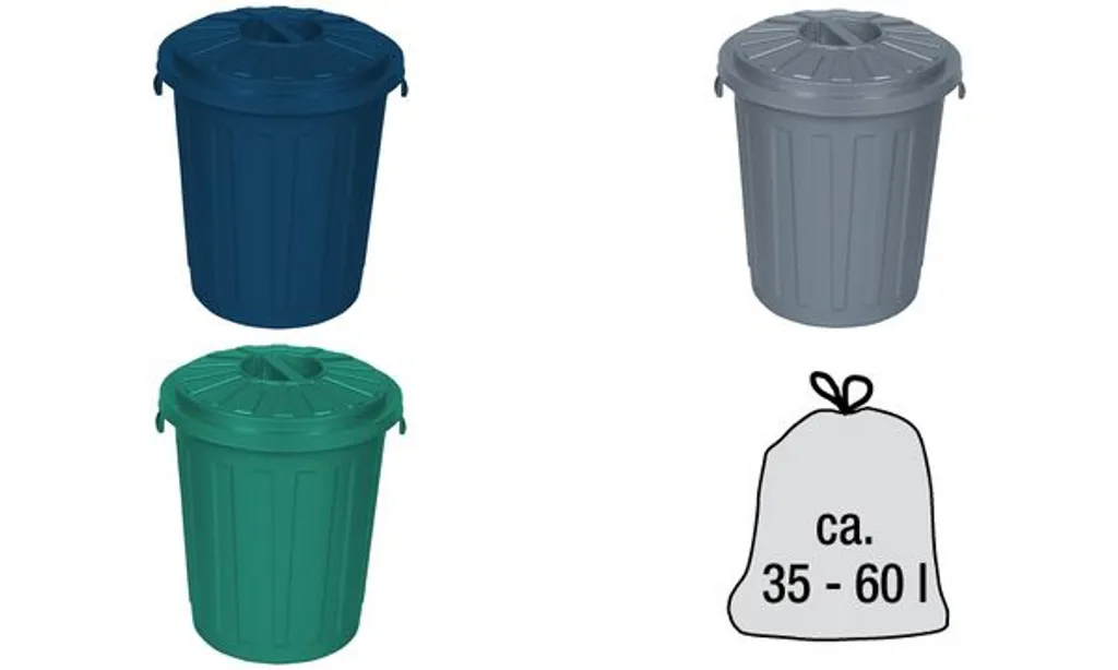 Keeeper Abfalltone Maxi-Tonne "mats Eco" 23 Liter Grün 4 Keeeper Abfalltone Maxi-Tonne "mats Eco" 23 Liter Grün – Bild 2