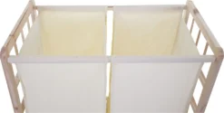 Wäschesammler HWC-B60, Laundry Wäschebox Wäschekorb, Massiv-Holz 2 Fächer 60x60x33cm 68l Hellbraun, Bezug Creme 16 Wäschesammler HWC-B60, Laundry Wäschebox Wäschekorb, Massiv-Holz 2 Fächer 60x60x33cm 68l Hellbraun, Bezug Creme -Haushaltswaren Store fb52c5e643416f757d85f206affe2c3b