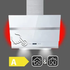 Dunstabzugshaube 60cm HERMES607WM RGBW Ambientebeleuchtung -Haushaltswaren Store fba8ff059aee0acc428a6b6159c05739