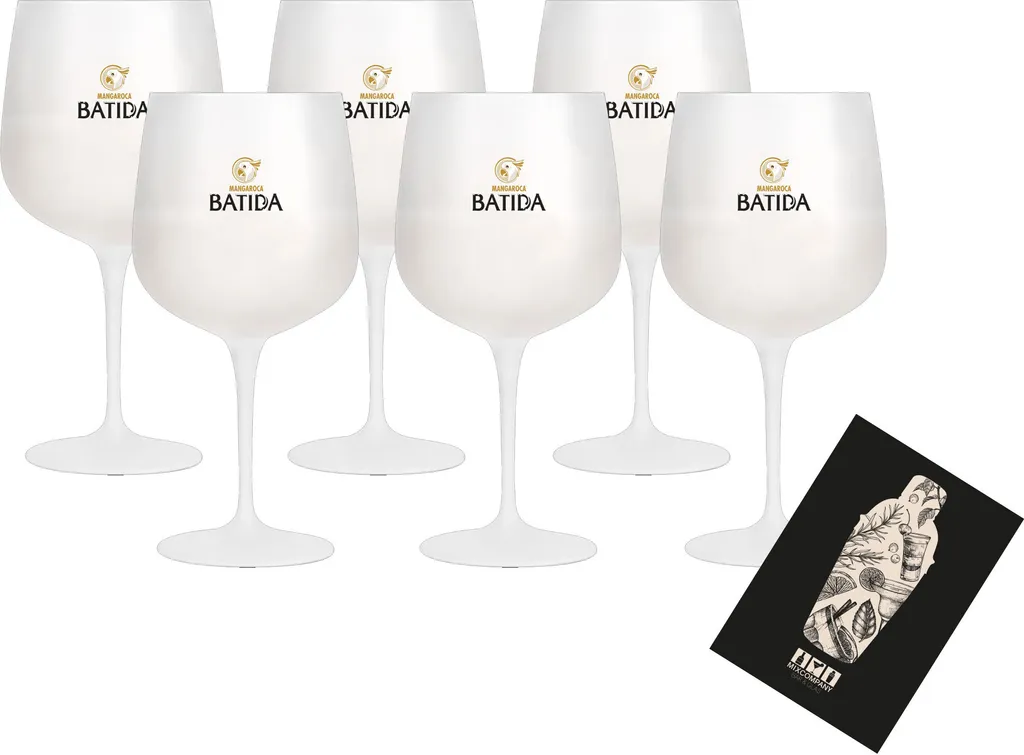 Batida De Coco 6er Set Glas Mangaroca - Weiß Bachelor Weinglas Ballonglas 6 Stück 3 Batida De Coco 6er Set Glas Mangaroca - Weiß Bachelor Weinglas Ballonglas 6 Stück