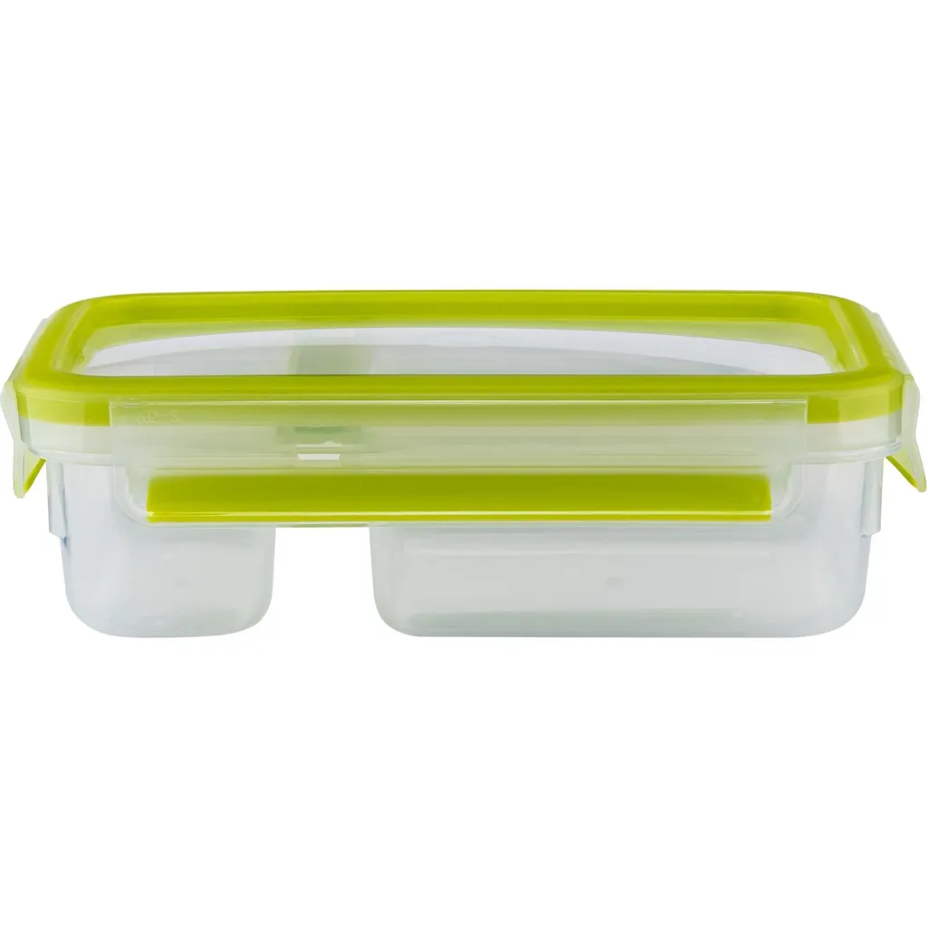 Emsa Yoghurt Box CLIP & GO 0,6 Liter Transparent / Grün 5 Emsa Yoghurt Box CLIP & GO 0,6 Liter Transparent / Grün – Bild 3