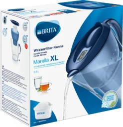 Brita Wasserfilter-Kanne Marella XL Blau 10 Brita Wasserfilter-Kanne Marella XL Blau -Haushaltswaren Store fbfc22504730b37bed70b36d8f2490ba