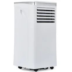 Merax 3in1 Mobile Klimagerät 9000 BTU Klimaanlage Mit Entfeuchtung, Fernbedienung Und Abluftschlauch, Klimaanlage Für Räume Bis 100 M³, Ventilationsfunktion Und 24h-Timer, 1003W[EEK A] -Haushaltswaren Store fc077237aed5871e47b915dd8e3bb794